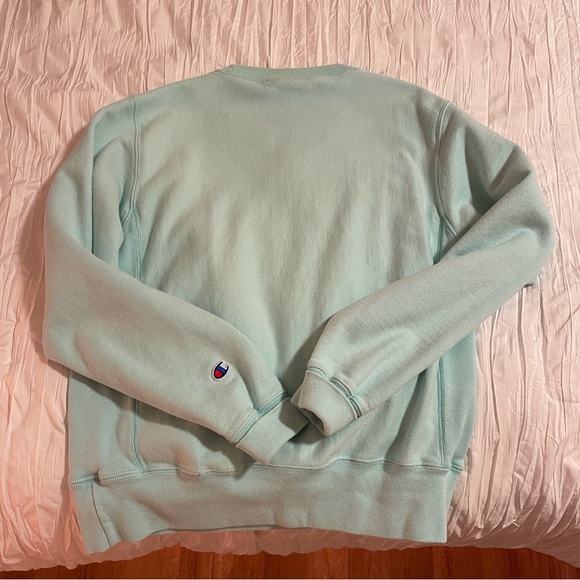 Turquoise champion crewneck - Picture 4 of 4